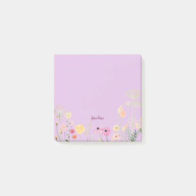 Meadow Flowers Post-it Block (Framsida)