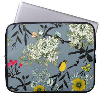 Meadow Flowers Rowan Seamless Background Laptop Fodral