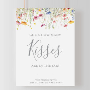 Meadow gissar hur många Kisses Möhippa-spel Poster