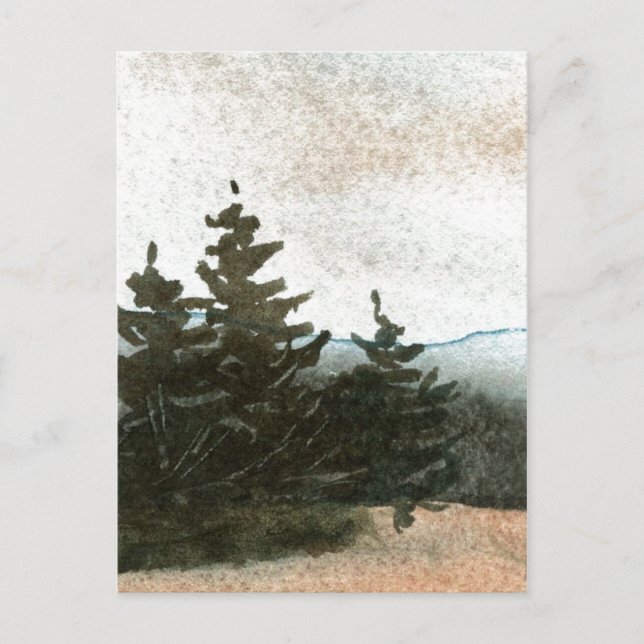 "Meadow Gräs" vykort för Land-vägar (Framsida)