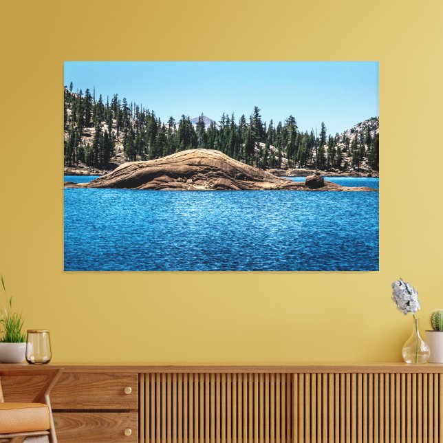 Meadow Lake Rock Island Canvastryck (Insitu (Vardagsrum))