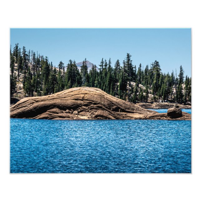 Meadow Lake Rock Island Fototryck (Framsidan)