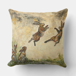 Meadow Matchup Playful Hares in a Meadow Kudde
