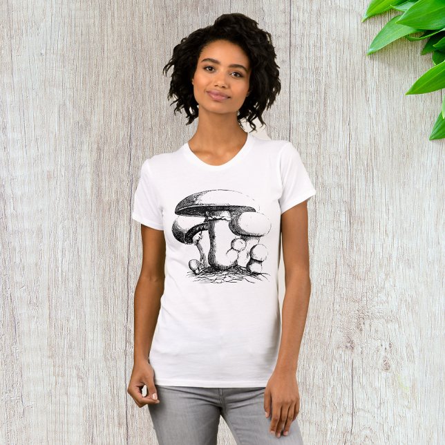 Meadow Mushroom Womens T-Shirt (Skapare uppladdad)