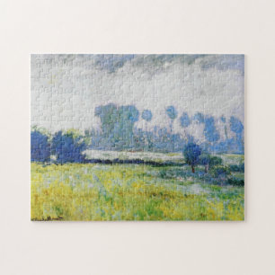 Meadow på Giverny Morgonmonet Fine Art Pussel