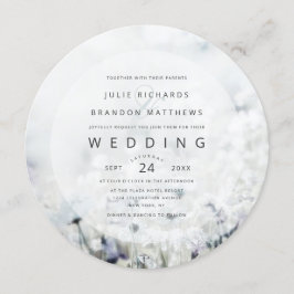 Meadow Sång toning WildblommCircle Bröllop Inbjudningar