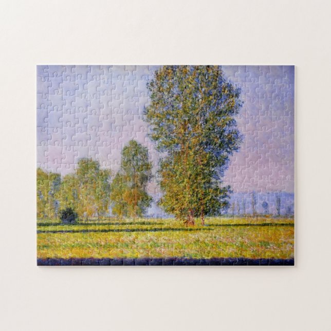 Meadow vid Limetz Monet Fine Art Pussel (Horisontell)