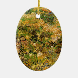 Meadow vid sjukhuset Saint Paul av Vincent van Gog Julgransprydnad Keramik