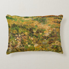 Meadow vid sjukhuset Saint Paul av Vincent van Gog Prydnadskudde