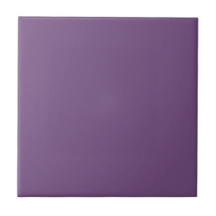 Meadow Violet Solid Färg Skriv ut, Lila Kakelplatta