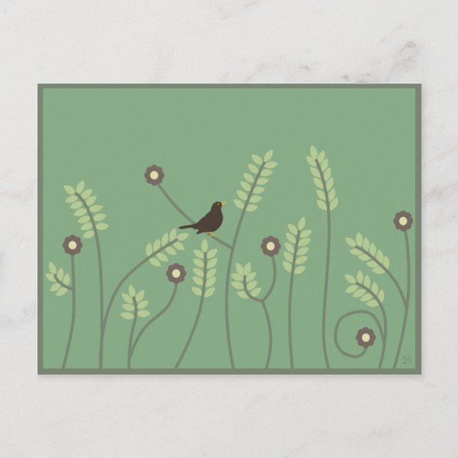 Meadow, vykort (Framsida)