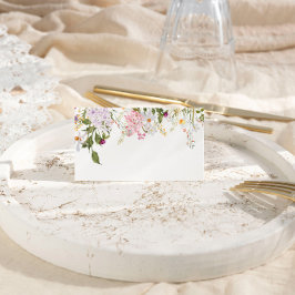 Meadow Wildblommor Bröllop Placeringskort