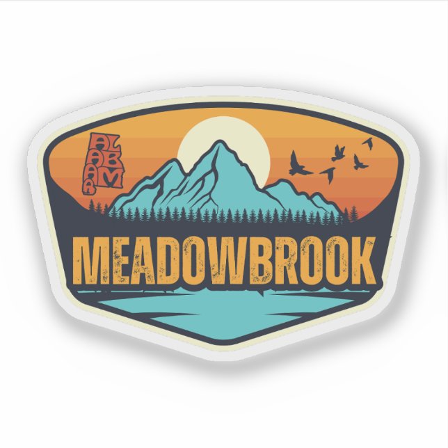 Meadowbrook, Alabama Klistermärken (Framsida)