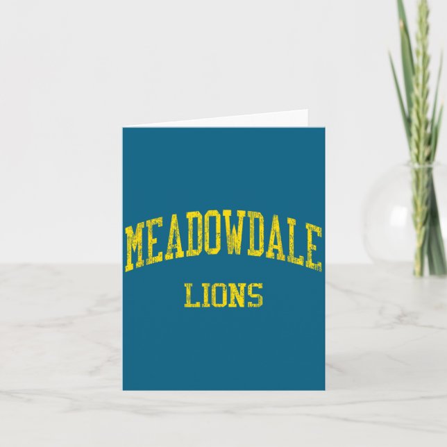 Meadowdale High School Hs Dayton Design Kort (Framsida)