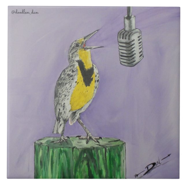 Meadowlark Kakelplatta (Framsidan)
