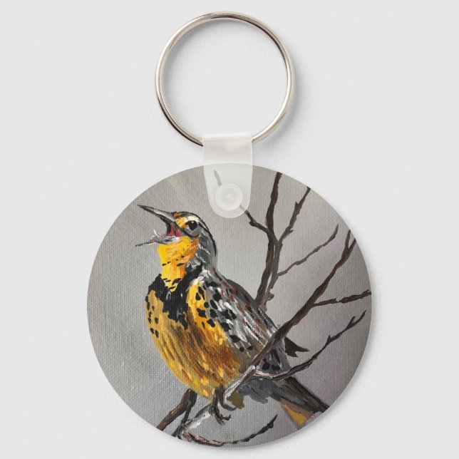 Meadowlark Keychain Nyckelring (Framsida)
