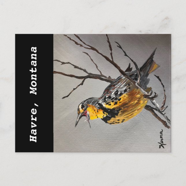 Meadowlark vycard vykort (Framsida)