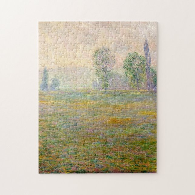 Meadows på Giverny Monet Fine Art Pussel (Vertikal)