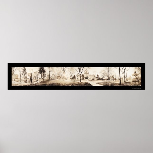 Meadville PA Park Photo 1910 Poster (Framsidan)