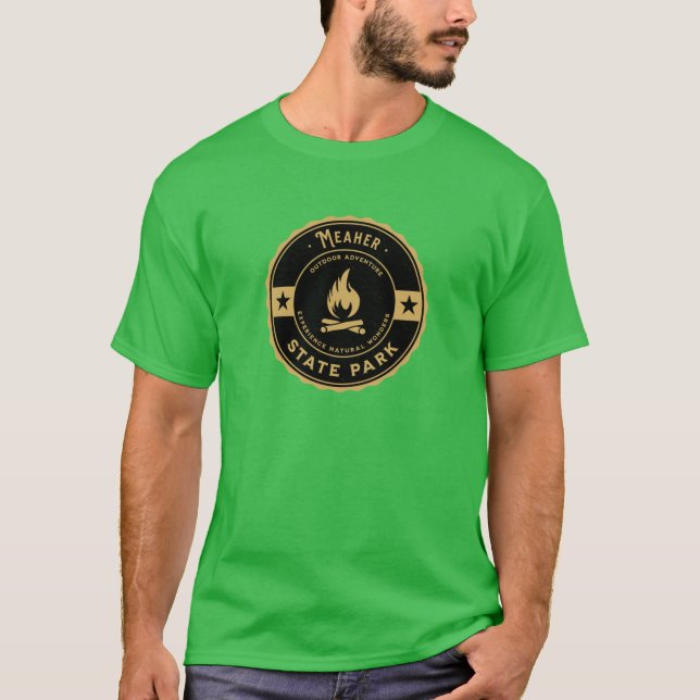 Meaher State Park Alabama Överstorlek T Shirt (Framsida)