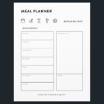 Meal Planner Family Måltider Weekly Menu Organizer<br><div class="desc">Daglig måltidsplanering är perfekt för att konfigurera en veckomeny för hemmet.</div>