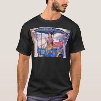 Mealea Rides a Self-Driving Tuk in Phnom Penh T Shirt