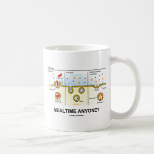 Mealtime någon? (Endocytosis matsmältninghumor) Kaffemugg