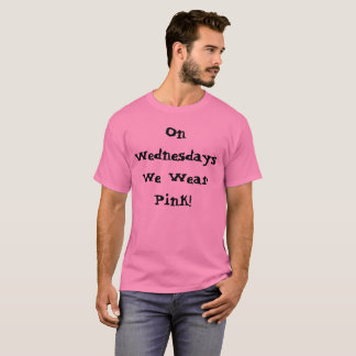 MeanGirls"Onsdagar Vi Bära Rosa"-tröskel för manar Tee Shirt