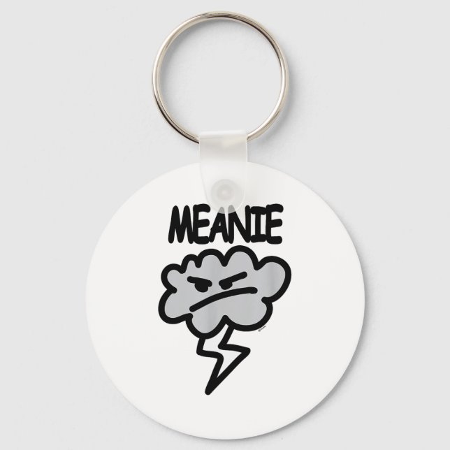Meanie Cloud Lightning Funny  Nyckelring (Framsida)