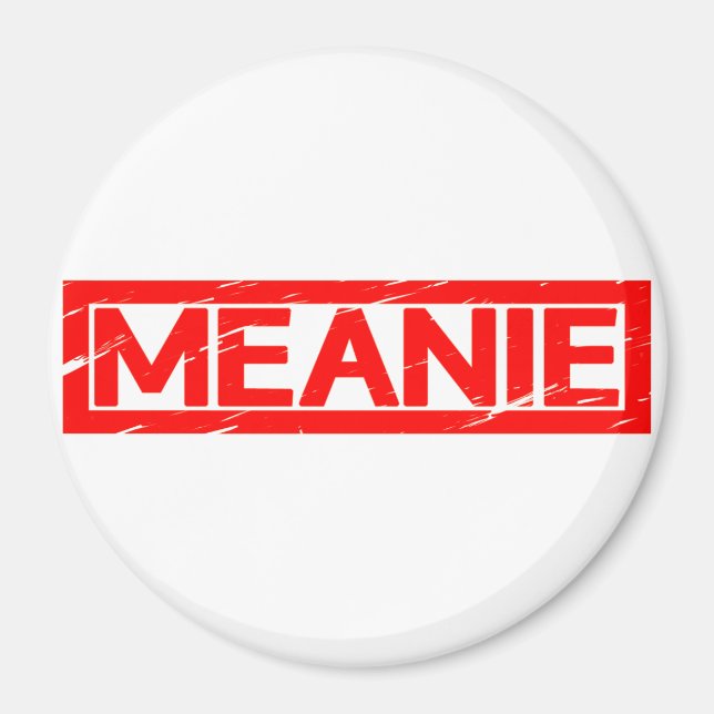 Meanie Frimärke Magnet (Framsidan)