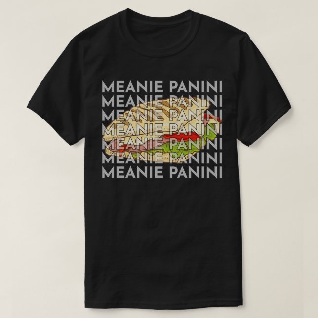 Meanie Panini Inspired Panini Related Sandwich Des T Shirt (Design framsida)