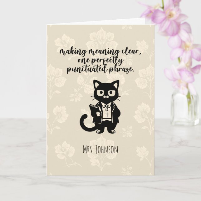 Meaning Clear Perfectly Punctuated Phrase Grammar Kort (Orkide)