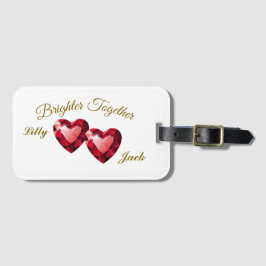 Meaningful Gift  – Elegant Love Bagagebricka