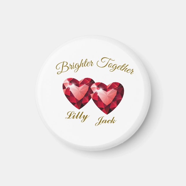 Meaningful Gift  – Elegant Love Magnet (Framsidan)