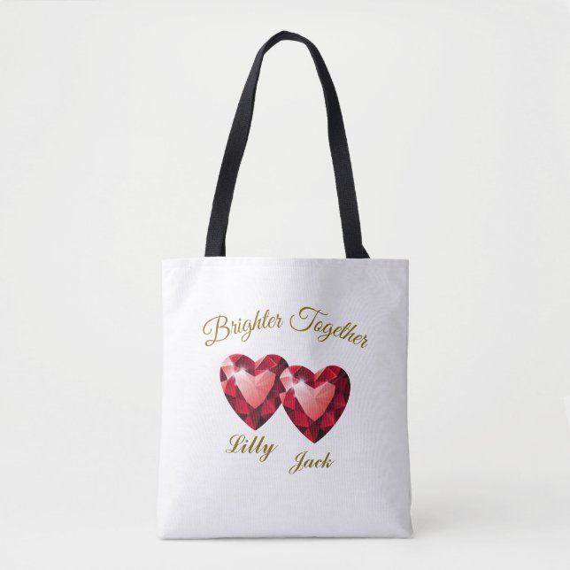 Meaningful Gift  – Elegant Love Tygkasse (Framsida)