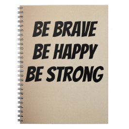 Meaningful Motivational Positive Quote Anteckningsbok