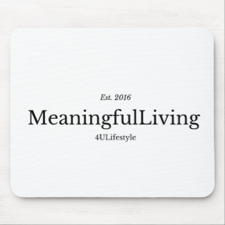 MeaningfulLiving Brand red phrase logo Musmatta