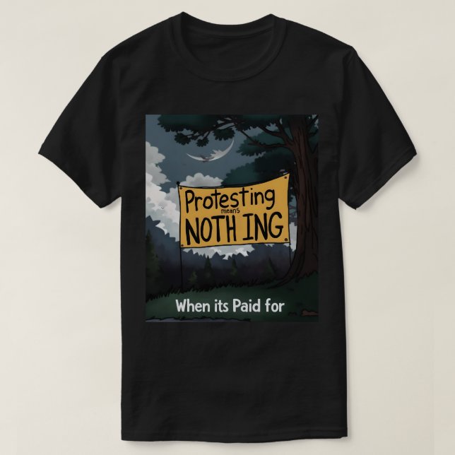 Means Nothing (noth ing!) No. 6  T Shirt (Design framsida)
