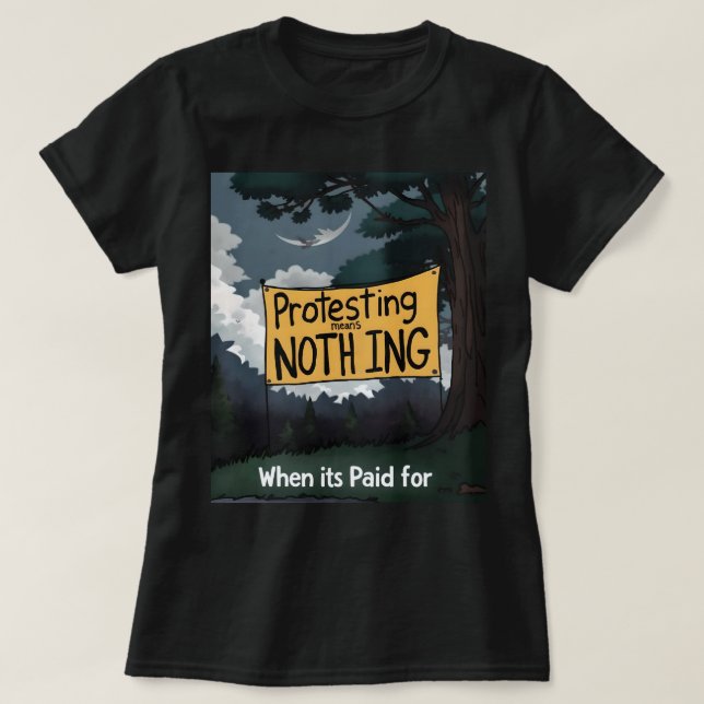 Means Nothing (noth ing!) No. 6  T Shirt (Design framsida)