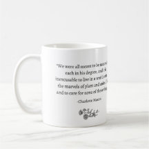 "Meant to be Naturalists" Charlotte Mason mugg