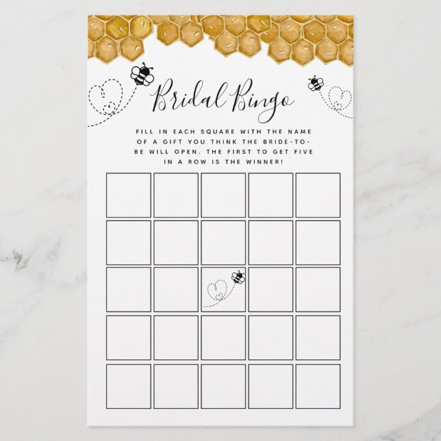 Meant to Bee Bingo Möhippa Game (Framsida)