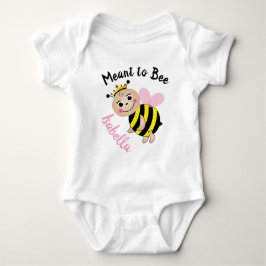 Meant to Bee Flicka Bodykostymer-Rosa T Shirt