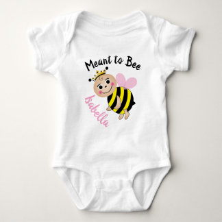 Meant to Bee Flicka Bodykostymer-Rosa T Shirt