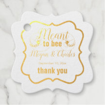 Meant to Bee Quote Photo Bröllop Tack