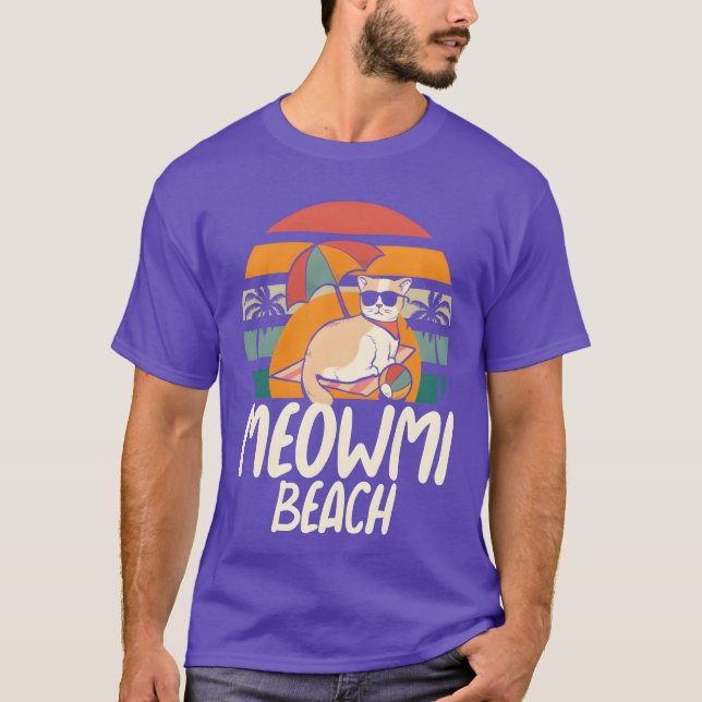 Meaowmi Beach boy T Shirt (Framsida)