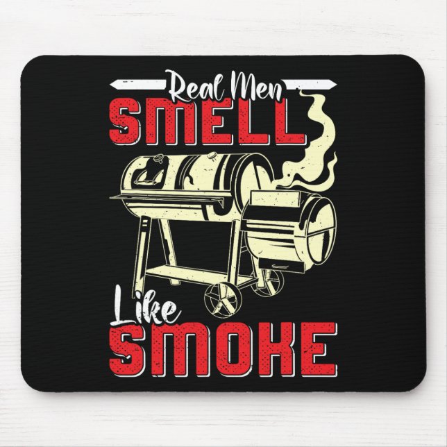 Meat Lover Real Men Smell Like Smoke Funny Men  Musmatta (Framsidan)