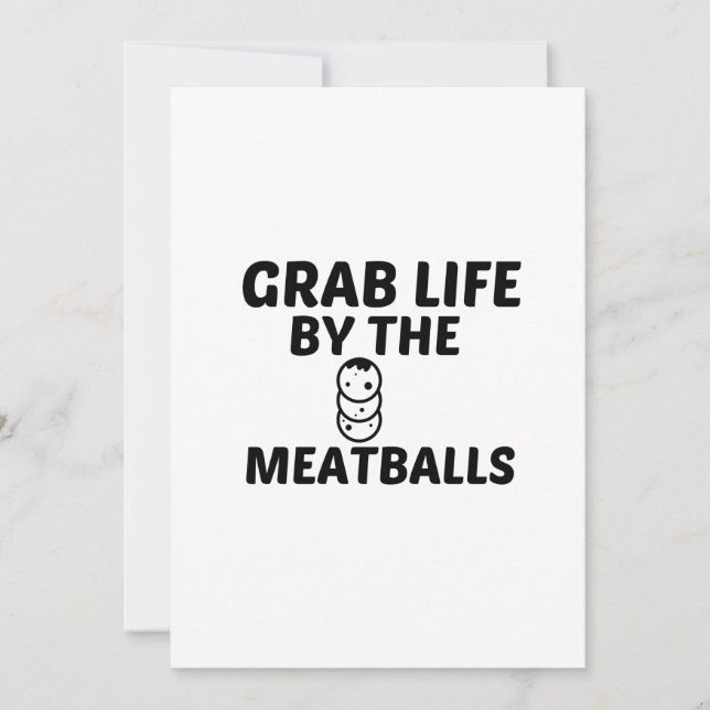 MEATBALLS GRAB LIFE TACK KORT (Framsida)
