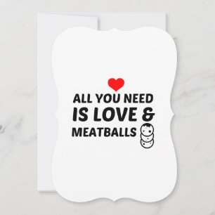 MEATBALLS OCH KÄRLEK MEDDELANDE