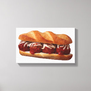 MeatballSub Canvastryck
