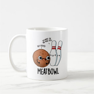 Meatbowl Funny Meatball Pun Kaffemugg